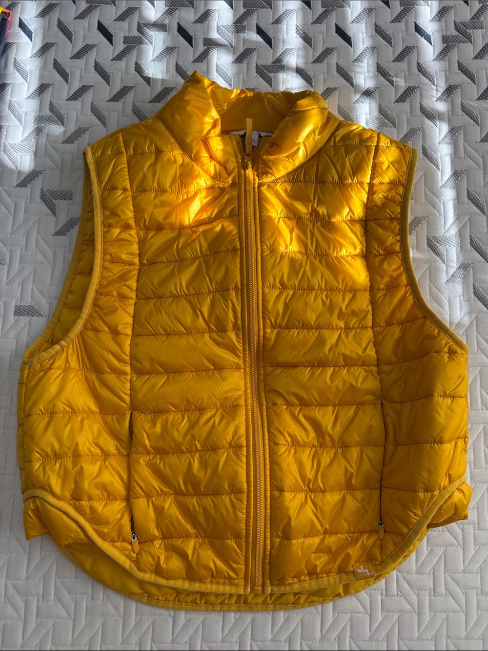 JoyLab Yellow Quilted Puffer Vest